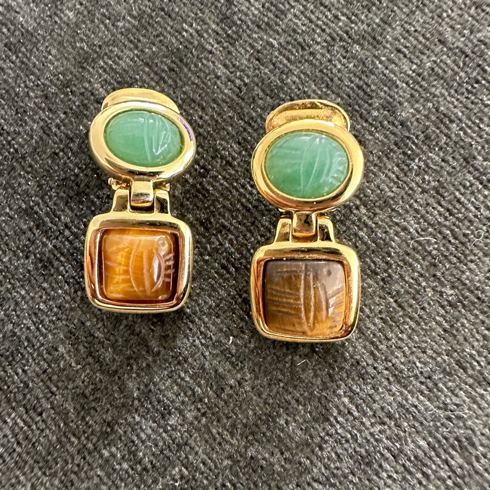 Kenneth Jay Lane Earrings Clip-on Drop Earrings